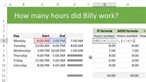 Calculate Hours Worked In Excel Template Tutore Org Master Of Documents