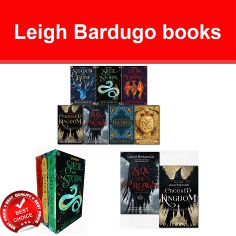 Leigh Bardugo Books Set Grisha Trilogy Shadow And Bone Crooked Kingdom