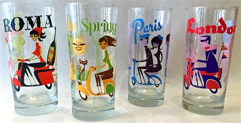 Assorted International 15 Oz Tall Cocktail Glass Set Of 4 Glass Set Glass Cocktail Glass