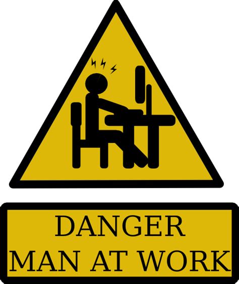 Danger Man At Work Clip Art At Vector Clip Art Online