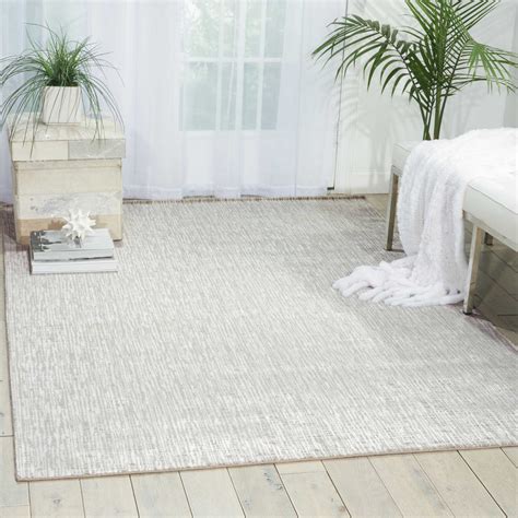 Nourison Starlight Sta02 Pewter Area Rug Incredible Rugs And Decor