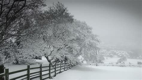 Winter Landscape A Beautiful Snowy Scene Taken On A Yorkshire Moor