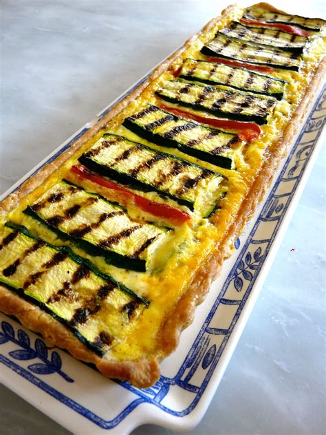 A Gorgeous Grilled Vegetable Quiche By Lesley Chesterman