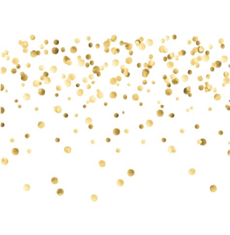 Gold Confetti Png Free Download Png Arts