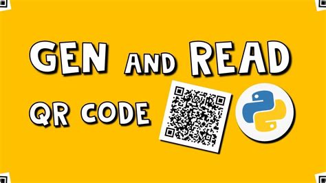 Generate And Read QR Code With Python