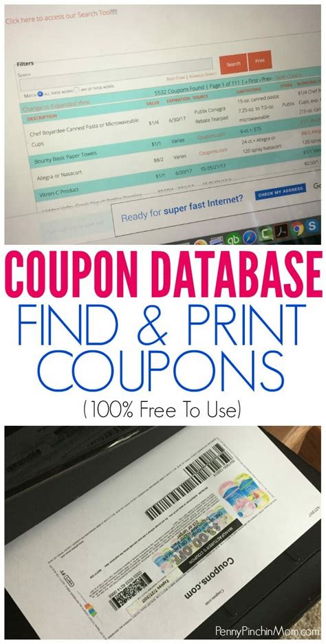 Save $100s with free paperless grocery coupons at your favorite stores! Printable Coupon Database - Find Free Printable Grocery ...