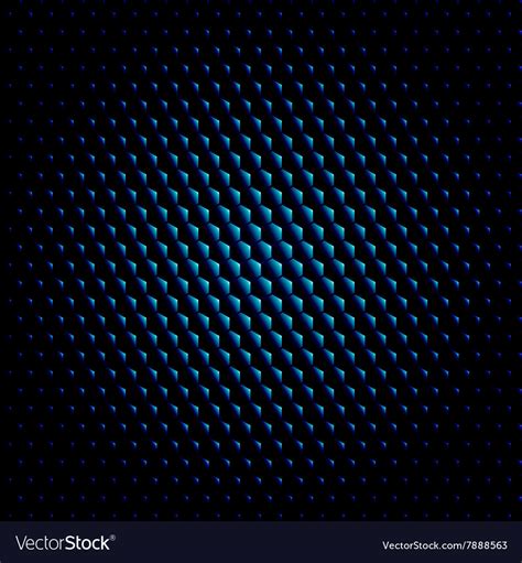 Techno Hexagon Circle Texture Background Vector Image