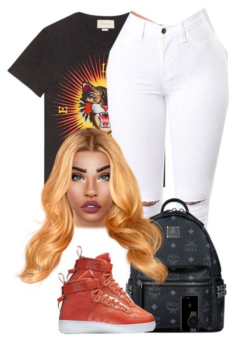 Initiation By Chiamaka Ikaraoha Liked On Polyvore Featuring Gucci Mcm Lime Crime Nike And