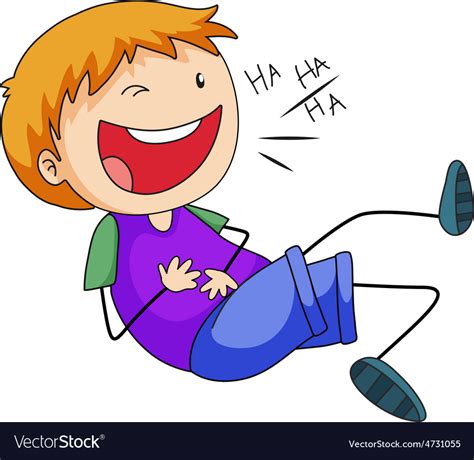 laughing royalty free vector image vectorstock