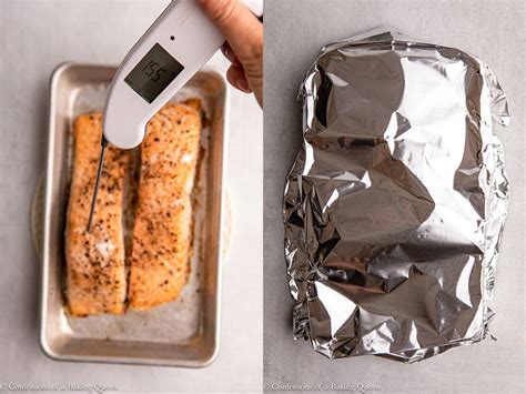In terms of the required temperature, this seafood is usually baked in an oven that was preheated to 350 to 450 degrees fahrenheit. How to Bake Salmon | Confessions of a Baking Queen