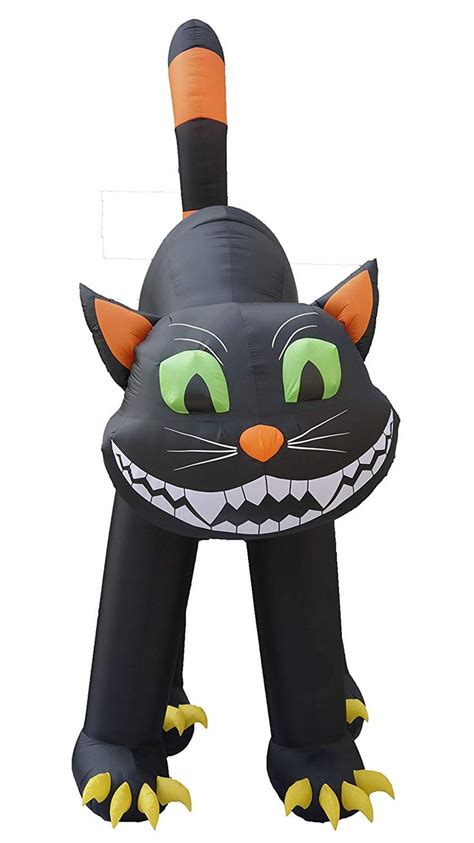 Shot sample of our animated halloween decorations and our world famous fcg flying crank ghost, the ghost that moves! 20 Foot Animated Halloween Inflatable Black Cat *** Learn ...