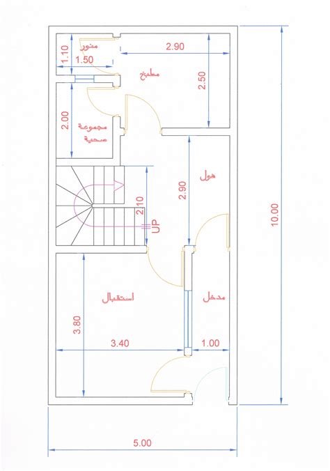علي حسب المنطقة المتواجده فيه. مخطط منزل مخطط عماره 15 في 15