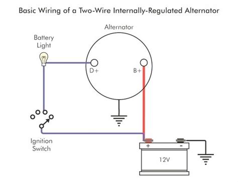 The original windings were 13 turns of. 1 Wire Alternator Hook Up