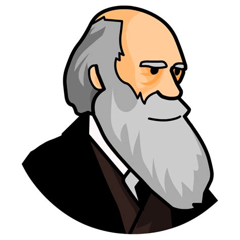 Charles Darwin Cartoon Drawing Clip Art Library