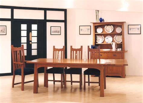 Arts & Crafts movement Hollyoak Oak Dining Room furniture