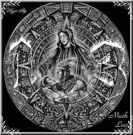 Chicano | Aztec art, Aztec artwork, Mexican art