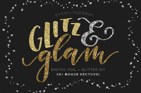 Glitz Glam Kit Layer Styles Creative Market
