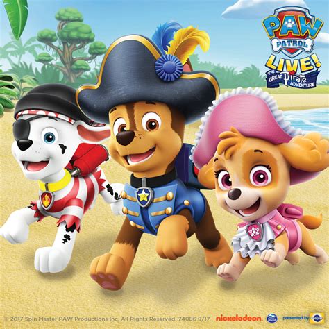Paw Patrol Live The Great Pirate Adventure In Nashville At