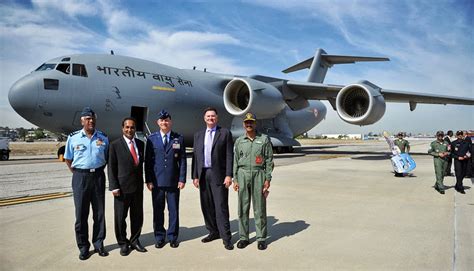 First C 17 Globemaster Arrives In India Pics