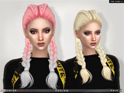 New Braid Hair With Ombres Found In Tsr Category Sims 4 Female