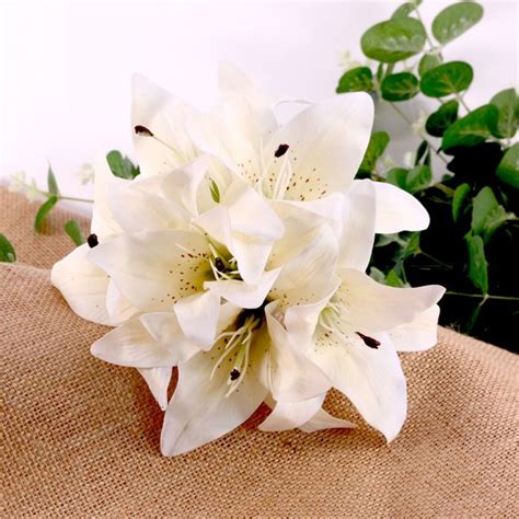 Cream Lily Bouquet Easy Florist Supplies