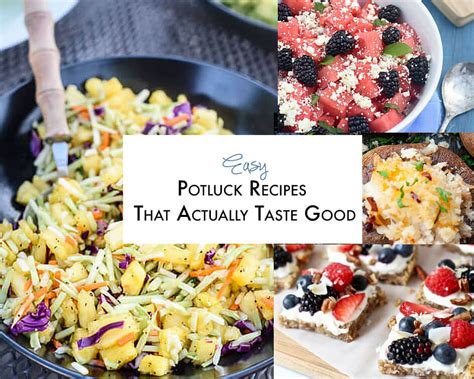 They also make great buffet food for your next party. Easy Potluck Recipes That Actually Taste Good | The ...