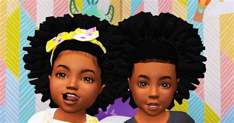 Lana Cc Finds Ncypoohs Toddler Afro Sims 4 Cc Kids