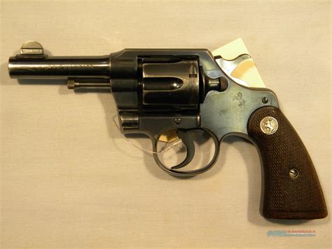 Colt Official Police 38 Special Pre Wwii For Sale