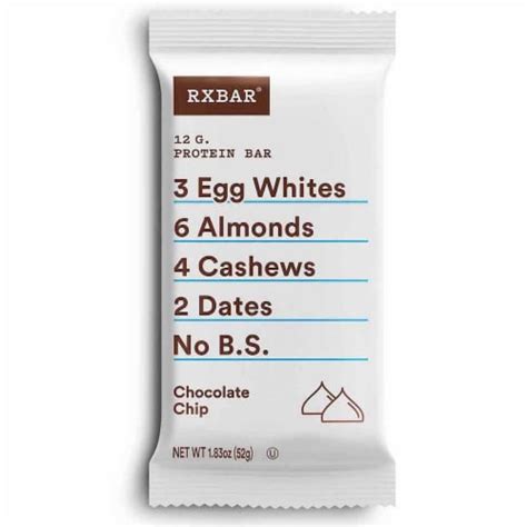 Rxbar® Chocolate Chip Protein Bars 1 Ct Kroger