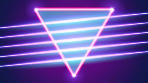 Top 165 Neon Triangle Wallpaper