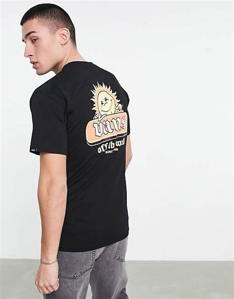 Vans Otw Sunnyside Back Print T Shirt In Black Asos