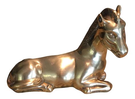 Mid-Century Solid Brass Equestrian Horse Sculpture | Horse sculpture, Sculpture, Horses
