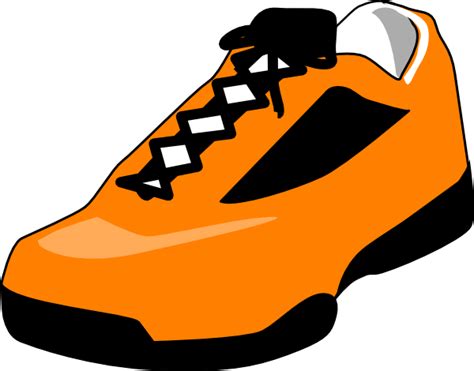 Orange Shoe Clip Art At Vector Clip Art Online Royalty
