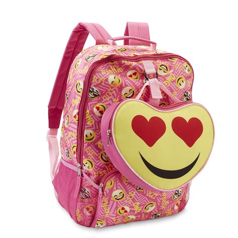 Confetti Girls Backpack And Lunch Bag Emoji