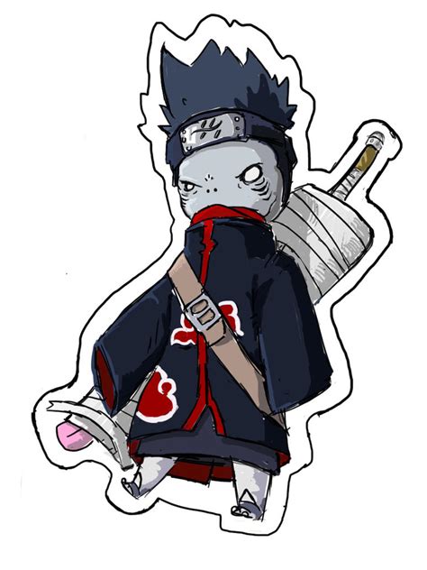 Naruto Sticker Chibi Kisame By Noodleartist On Deviantart