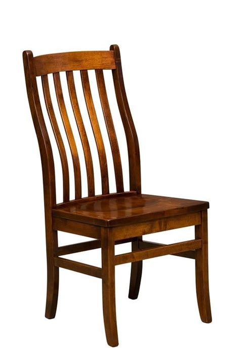 Chair and settee backs usually have a series of vertical boards, also known as stiles, across the area where the back would rest. Amish Marshall Mission Dining Chair | Dining chairs ...