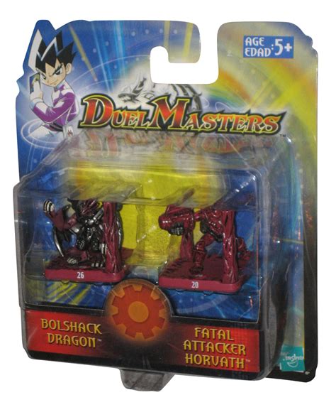 Duel Master Bolshak Dragon And Fatal Attacker Horvath 2003 Hasbro Figure Set Ebay