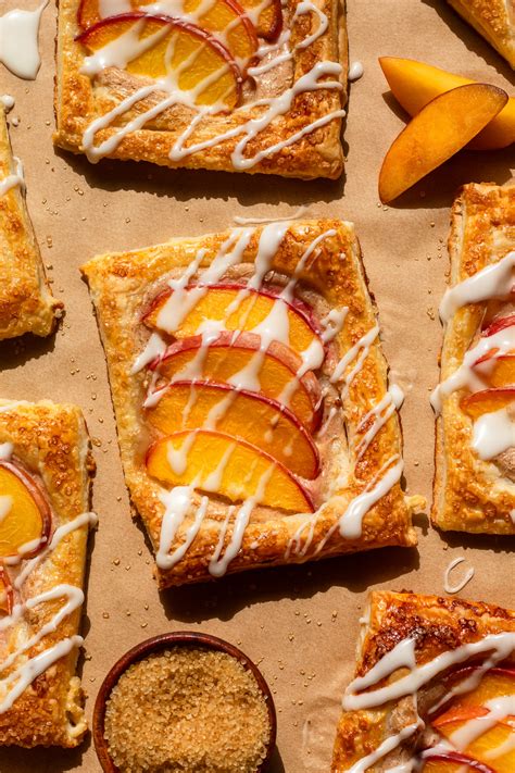 Peaches And Cream Puff Pastry Tarts Our Balanced Bowl