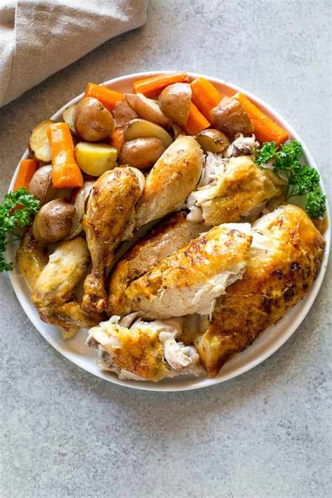 Whole Chicken Cut Up Recipe Buttermilk Roasted Chicken Dinner Simply