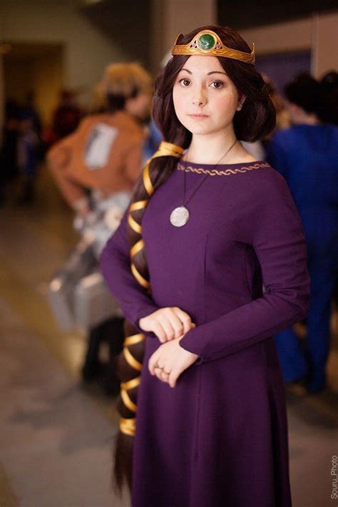 Queen Elinor Cosplay Dress Inspired By Brave Purple Halloween Etsy
