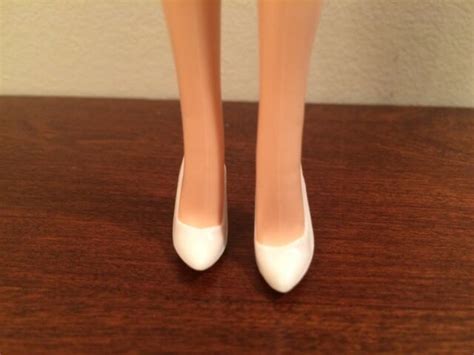 Barbie Shoes White Hi Heel Pumps 30 Ebay