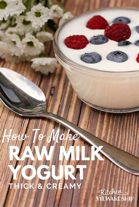 One tablespoon of your favorite expensive yogurt converted to 2 gallons of it for the price of the milk! How To Make Thick And Creamy Raw Milk Yogurt