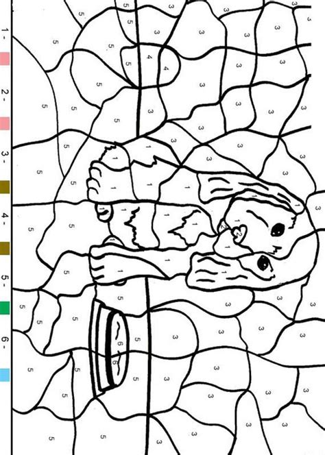 For kids & adults you can print dog or color online. Color by Numbers - Animal Coloring Pages for Kids (part I)