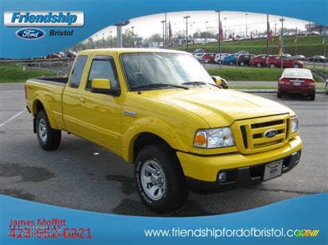 2006 Ford Ranger Sport Supercab In Screaming Yellow Photo 4 A07634