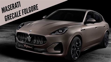 Maserati Grecale Folgore Brand S First Full Electric Suv Autobics Youtube
