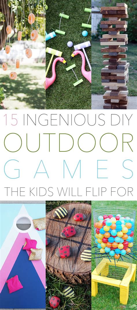 Some of my best memories are playing games outside with my family while we were at home or on vacation. 15 Ingenious DIY Outdoor Games The Kids Will Flip For (The ...