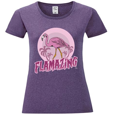 1tee Womens Flamazing Flamingo T Shirt Ebay