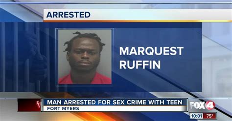 Fort Myers Man Arrested For Sex Crime With Teenage Girl