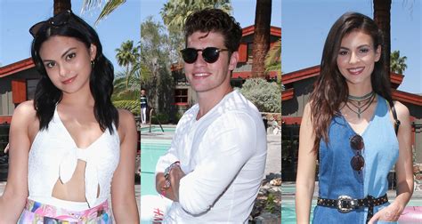 Camila Mendes Gregg Sulkin And Victoria Justice Hang Out Poolside