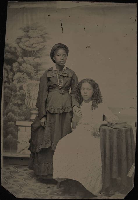 C 1870s Vintage Black Glamour African American History Women In